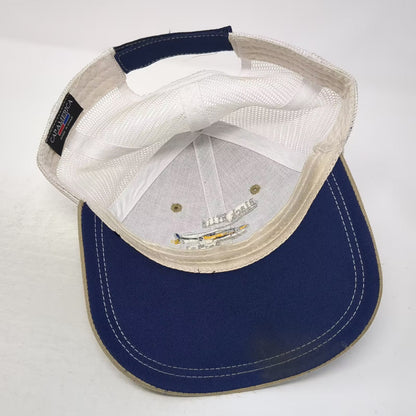 Cap America Black Hills Aerial Adventures Helicopter Baseball Cap Blue One Size
