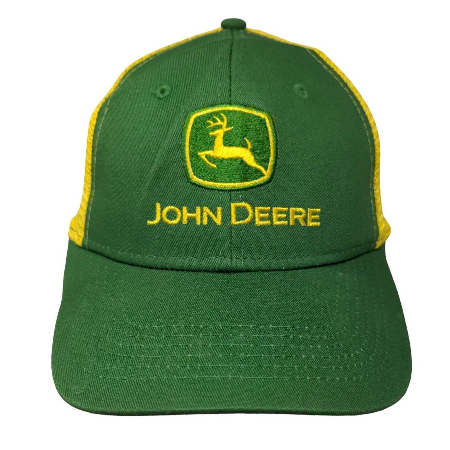 John Deere Snapback Trucker Hat Multicolor OSFA Adjustable Embroidered 6 Panel