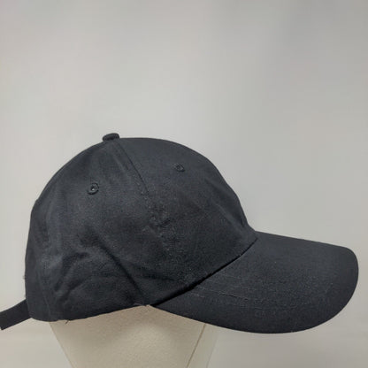 Unbranded Slideback Hat Black One Size Blank Adjustable Vent Holes