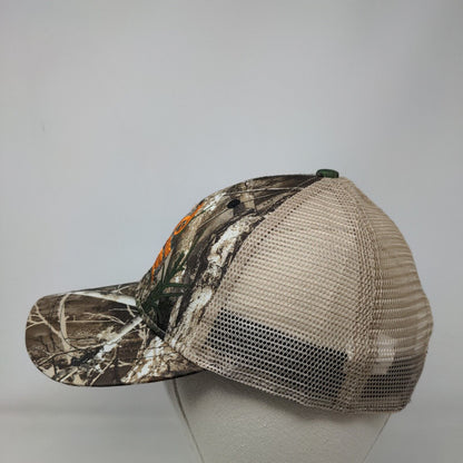 Realtree Edge Snapback Mesh Back Trucker Hat Camo OSFM Embroidered