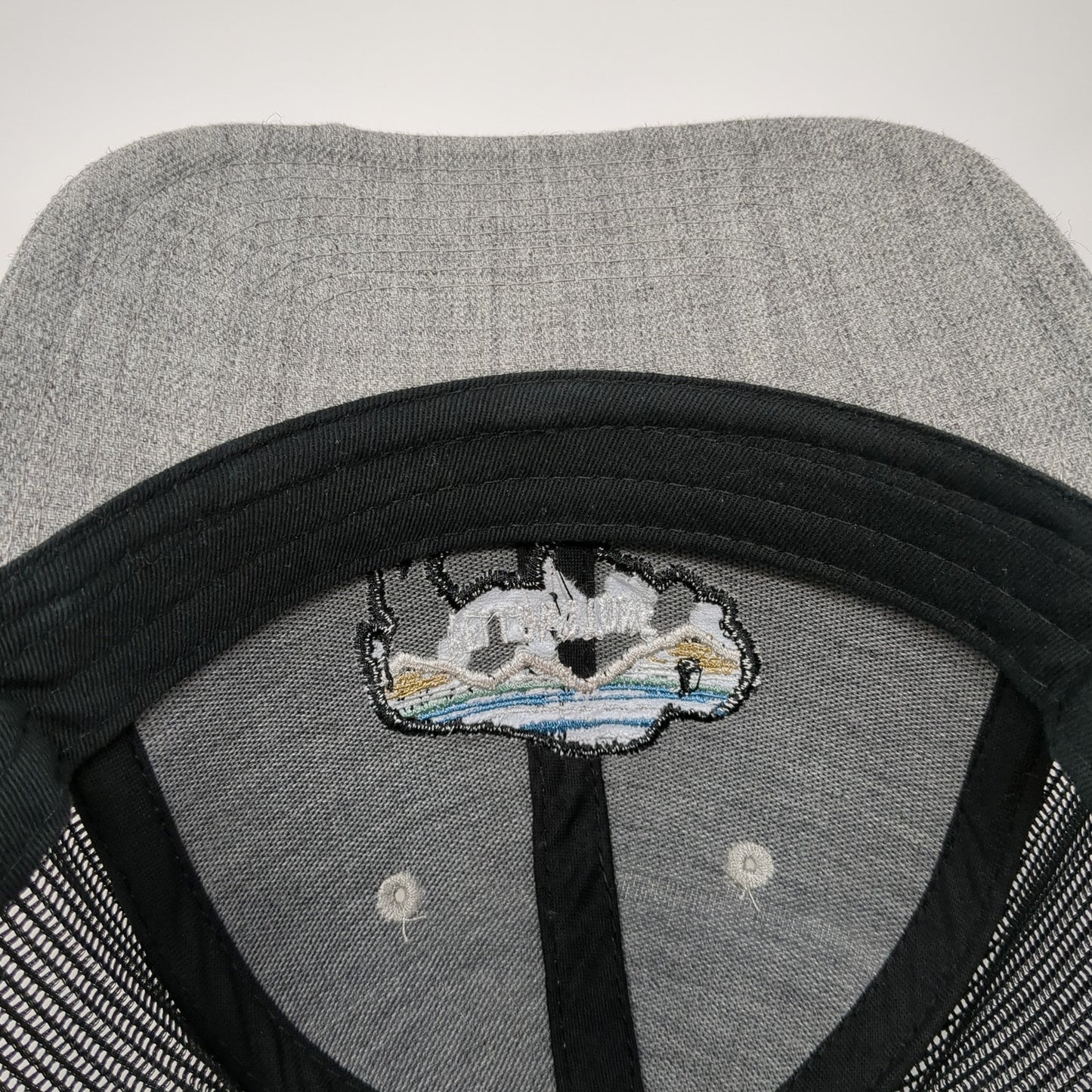 Yellowstone Snapback Mesh Back Trucker Hat Gray One Size Ouray Outdoor