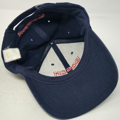 Bosch Power Tools Baseball Cap Blue One Size Embroidered Slideback Red White Hat