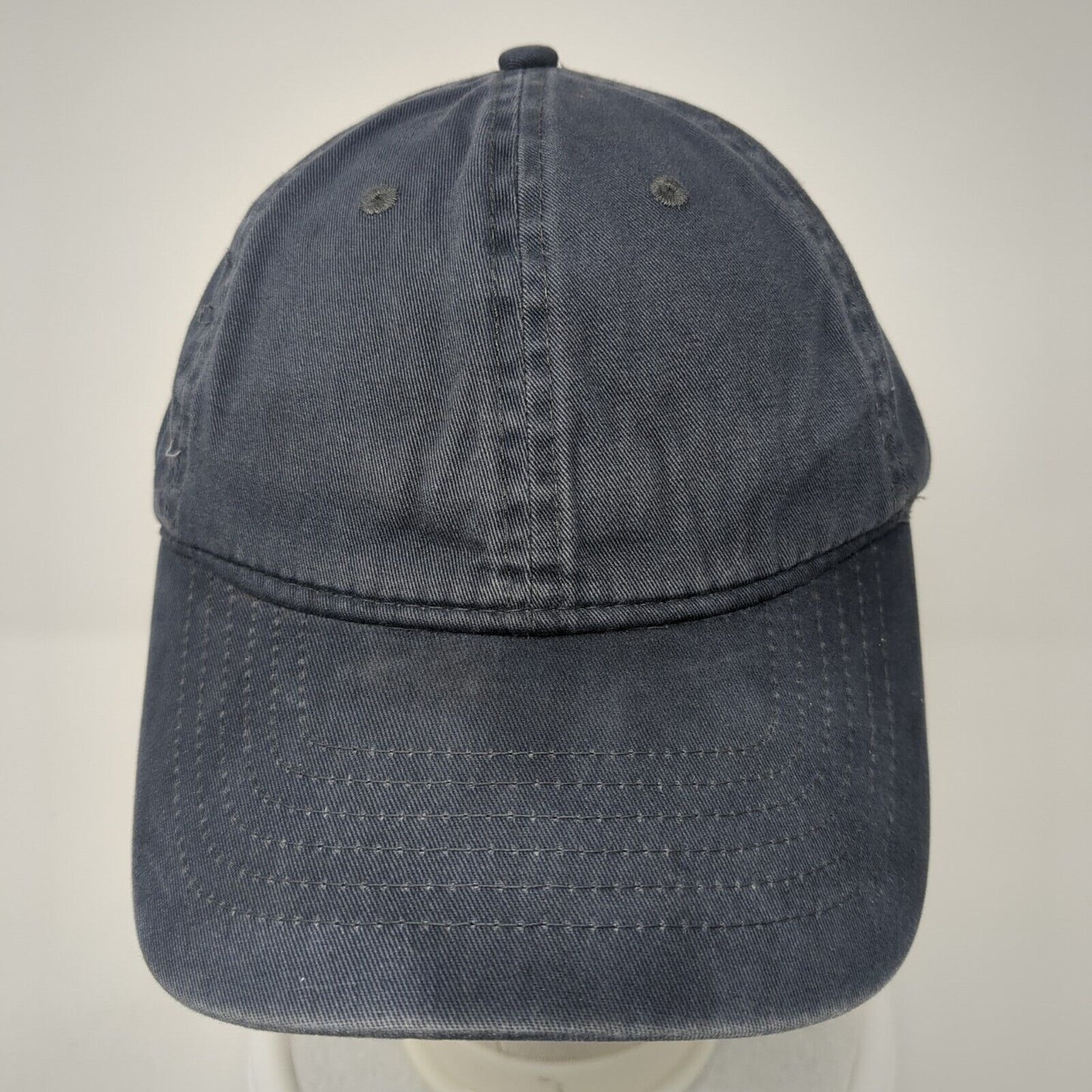 George Slideback Hat Blue One Size Adjustable Solid Outdoor Vent Holes