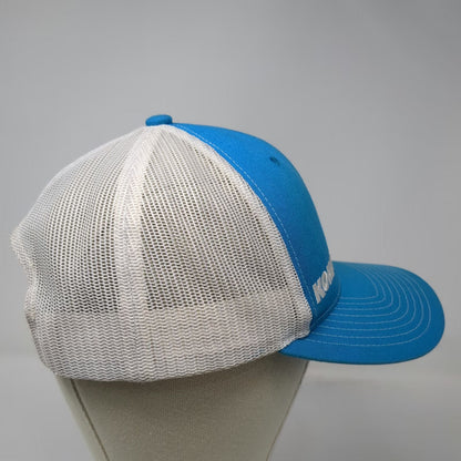 Richardson Trucker Hat Blue One Size Komatsu Embroidered Logo Mesh Back Snapback