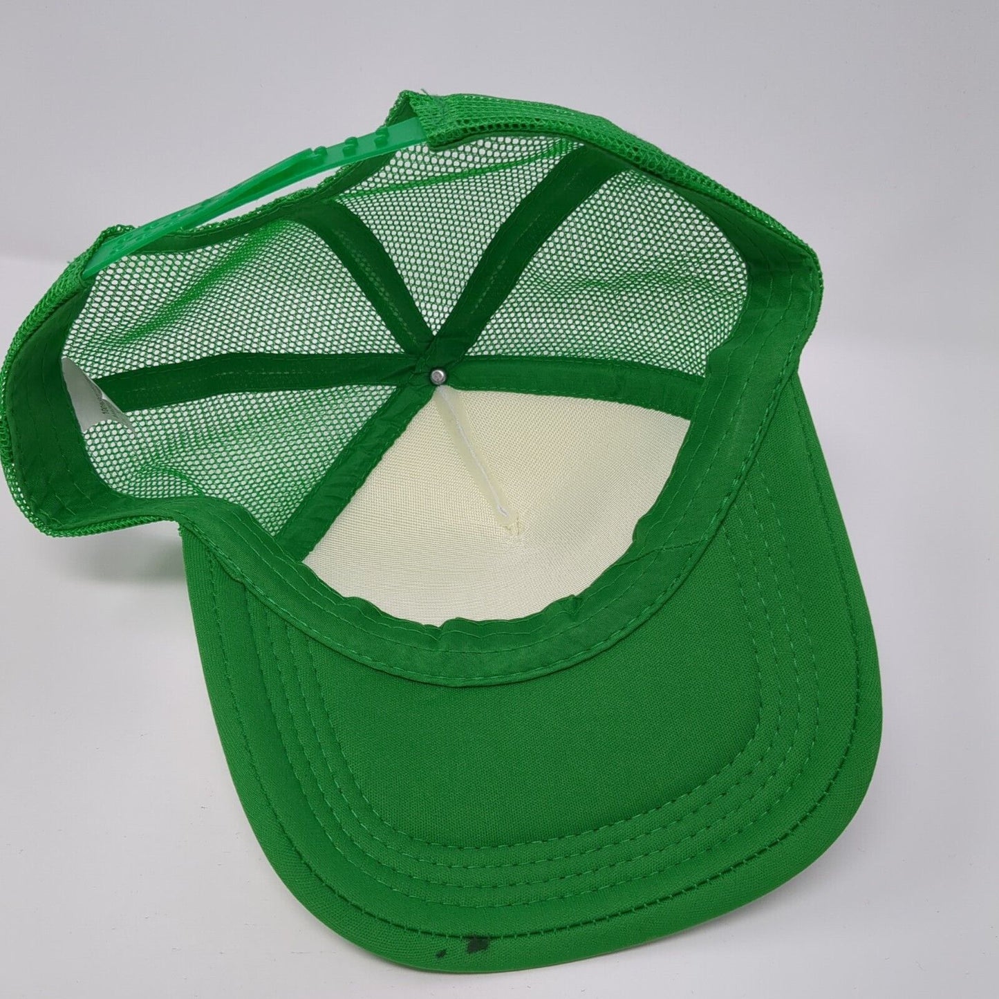 Nature Exploration Camp Snapback Trucker Hat Green OS Adjustable Mesh Back