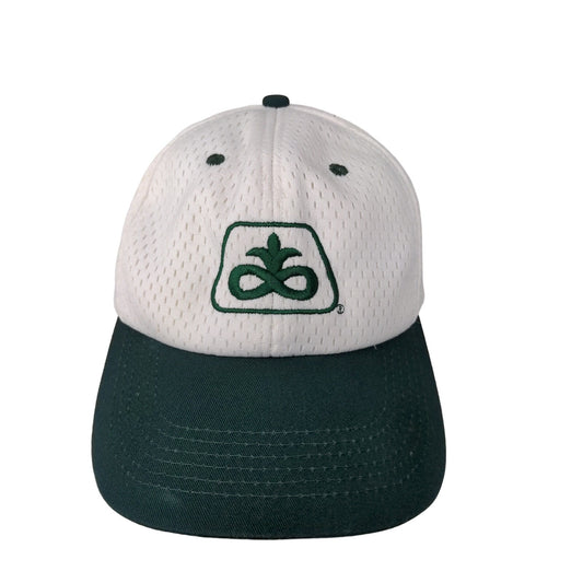 75th Anniversary Pioneer Seeds Snapback Mesh Back Hat White Green Embroidered