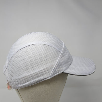 Hind Strapback 5 Panel Hat White One Size Adjustable Solid Outdoor