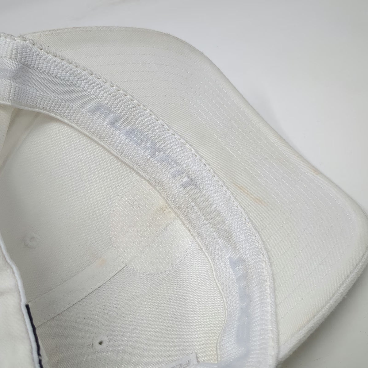 TravisMathew Baseball Cap White One Size Palm Tree Patch Golf Flexfit Sport Hat