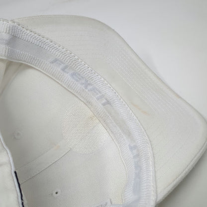 TravisMathew Baseball Cap White One Size Palm Tree Patch Golf Flexfit Sport Hat