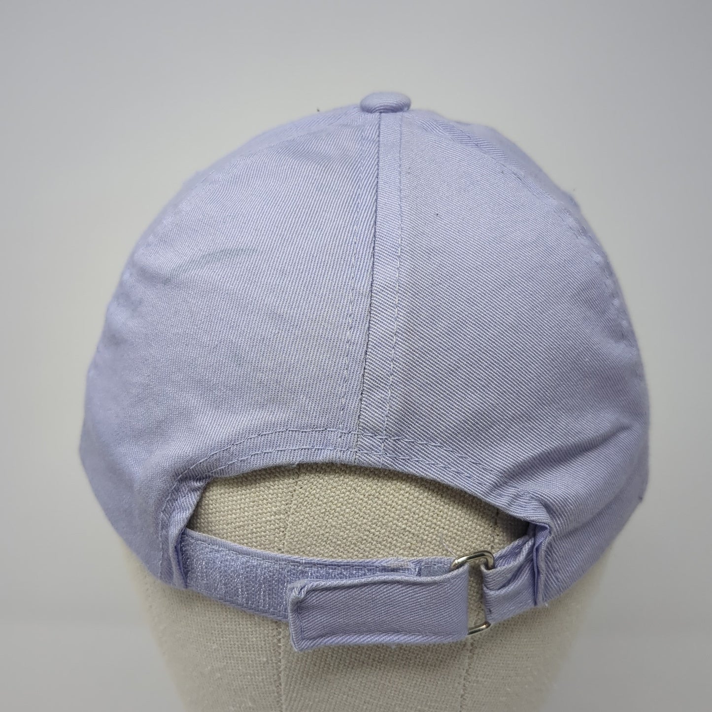 Unbranded Strapback Hat Blue One Size Adjustable Blank Solid 6 Panel
