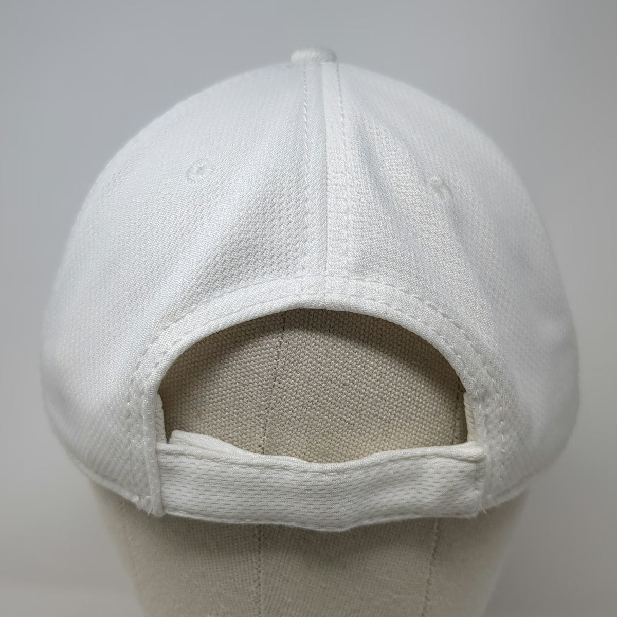OTTO White Baseball Cap One Size Cooper Construction Cow Logo Strapback Hat