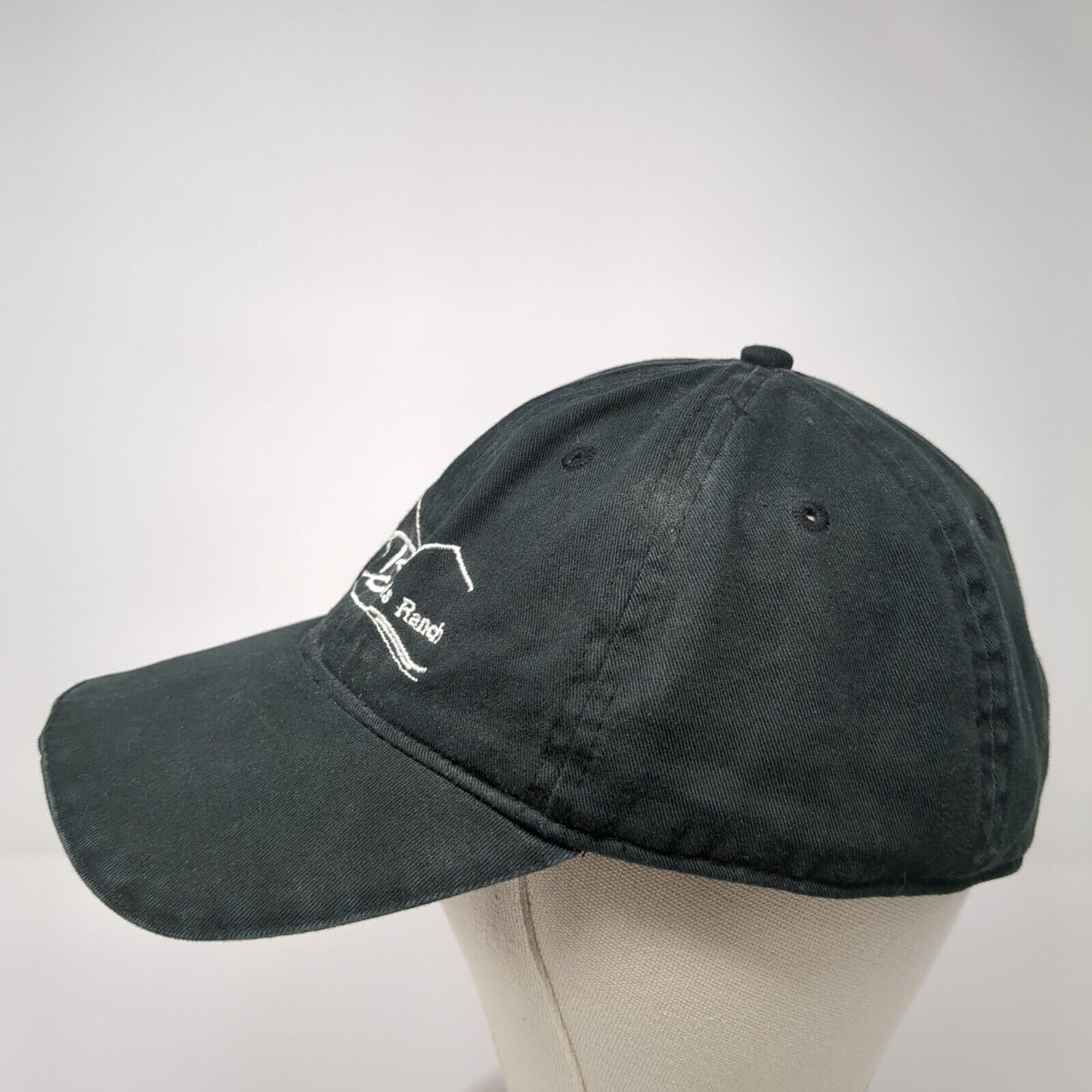 Polly Bemis Ranch Strapback Hat Black One Size Adjustable Torch Cap Outdoor Cap