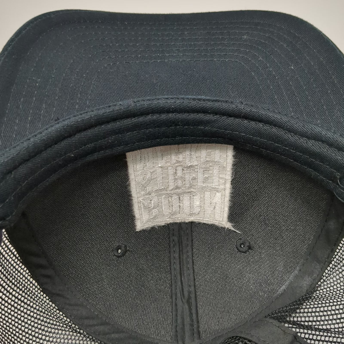 Port Authority Trucker Hat Black One Size Boon Street Market Mesh Snapback