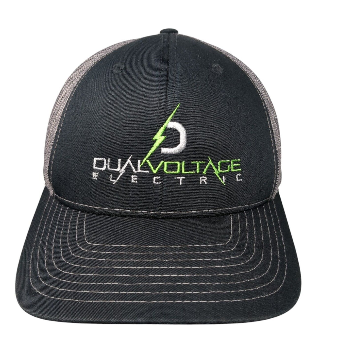 Dual Voltage Electric Snapback Trucker Hat Black OSFA Mesh Back
