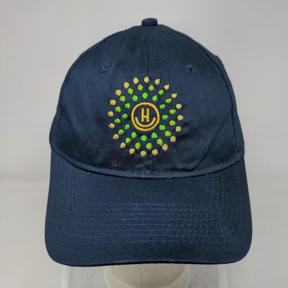 Trulieve Strapback Hat Blue One Size Embroidered Solid Port & Company