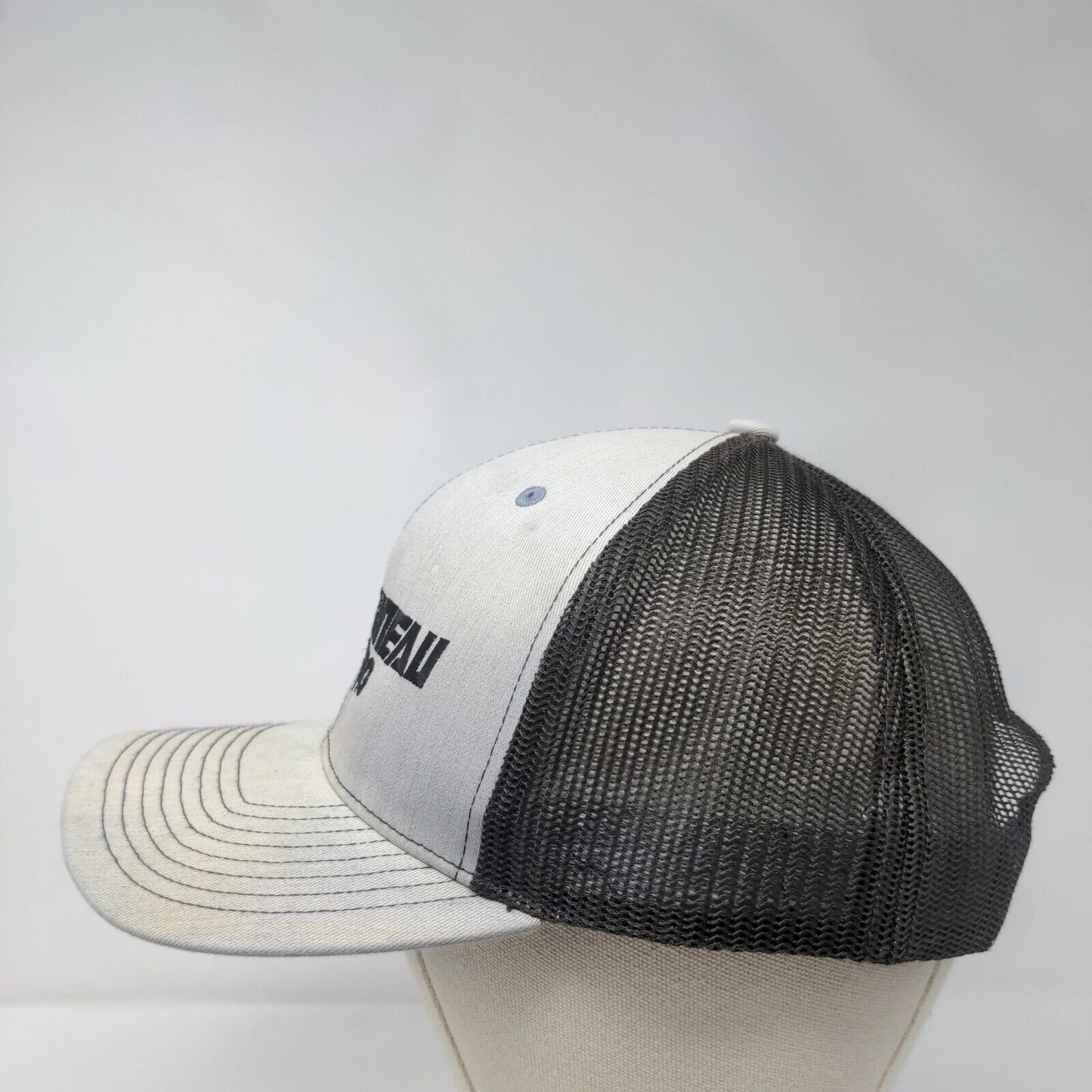 Bruneau Idaho Snapback Trucker Hat Gray One Size Adjustable Mesh Back Richardson