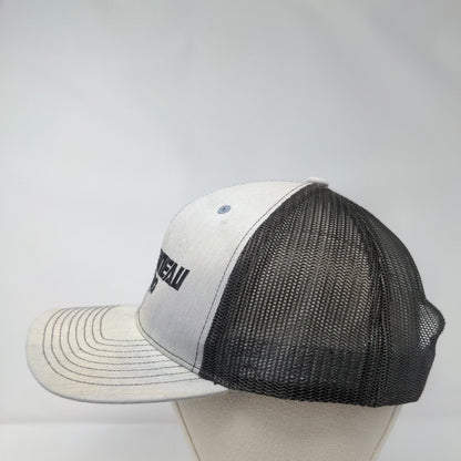 Bruneau Idaho Snapback Trucker Hat Gray One Size Adjustable Mesh Back Richardson
