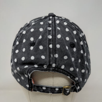 Unbranded Slideback Hat Multicolor OSFM Adjustable Polka Dot Vented Holes Blank