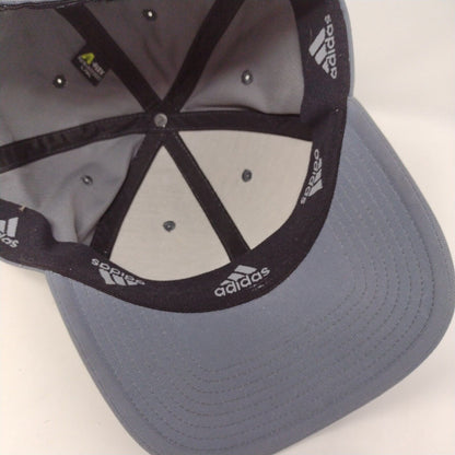 Adidas Fitted Hat Blue OSFA A-Flex Lightweight Embroidered 6 Panel Poly Blend