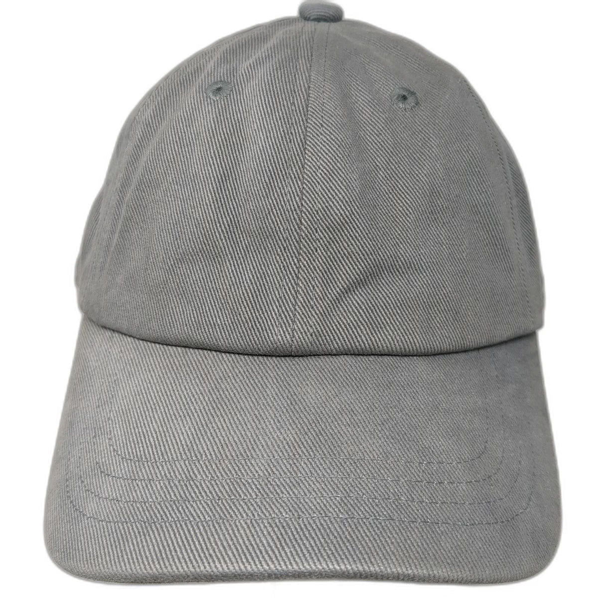 Brandy Melville Baseball Cap Gray One Size Slideback Cotton Adjustable Blank Hat
