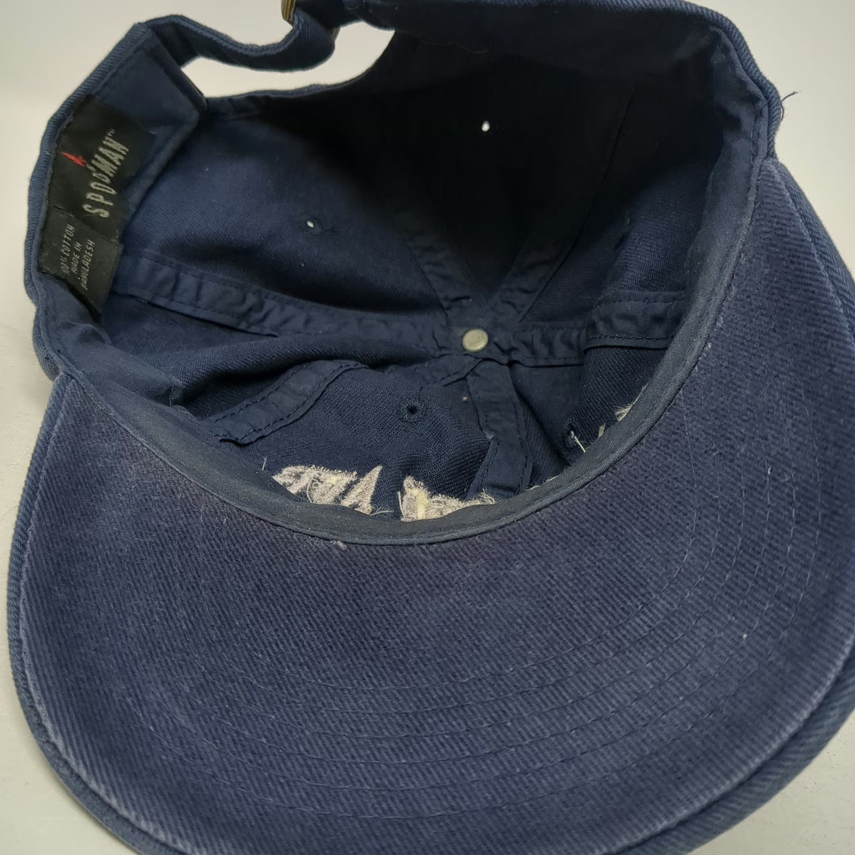 Sportsman Baseball Cap Blue Gray One Size Elmendorf AFB Alaska Slideback Hat
