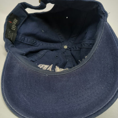 Sportsman Baseball Cap Blue Gray One Size Elmendorf AFB Alaska Slideback Hat