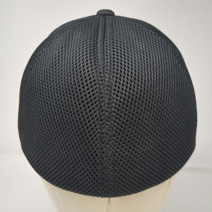 Cinch Baseball Cap Blue XL Fitted Flexfit Mesh Patch Leaf Pattern Underbrim Hat