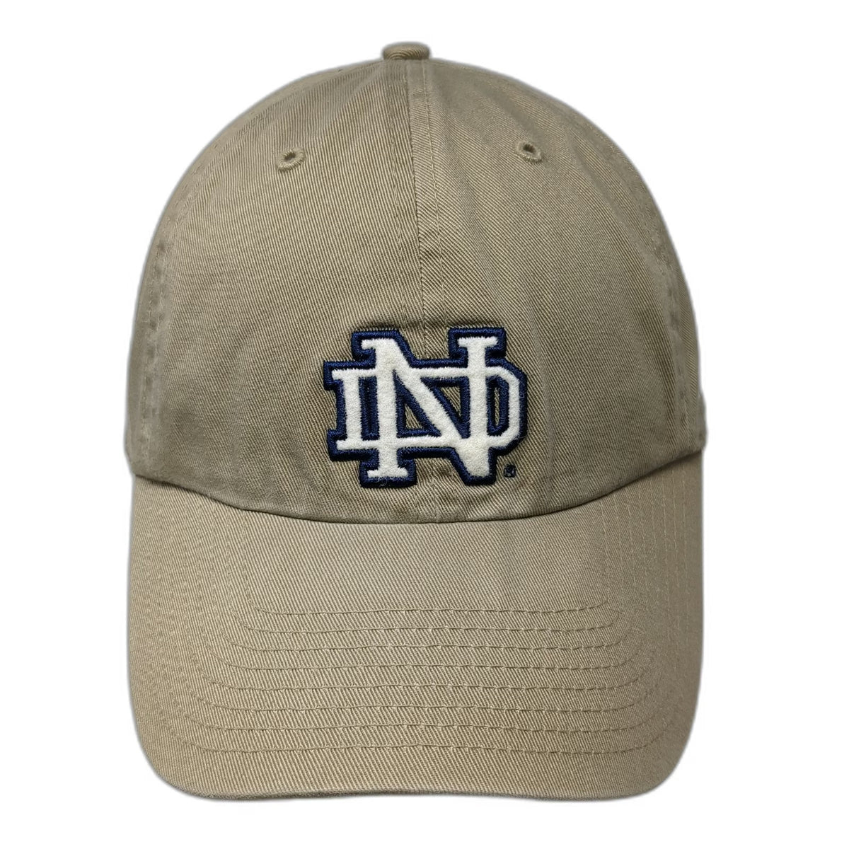 Notre Dame Fighting Irish NCAA adidas Baseball Cap Brown Blue White One Size Hat