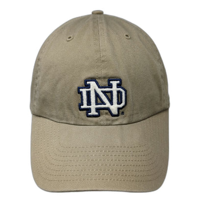 Notre Dame Fighting Irish NCAA adidas Baseball Cap Brown Blue White One Size Hat