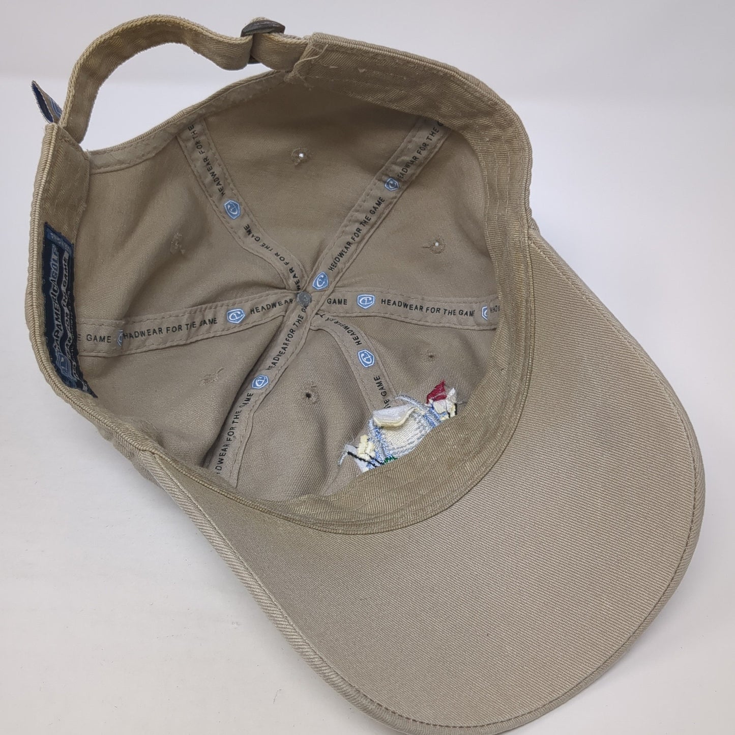 Pin High Slideback Baseball Cap Brown One Size Adjustable Cap America Golf