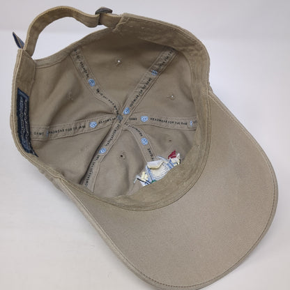 Pin High Slideback Baseball Cap Brown One Size Adjustable Cap America Golf