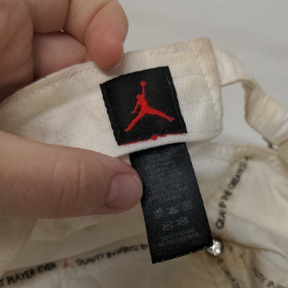 Jordan Jumpman Slideback Hat White OSFM Embroidered Adjustable Solid