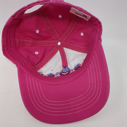 Legoland Strapback Hat Pink One Size Adjustable Embroidered 6 Panel LEGO