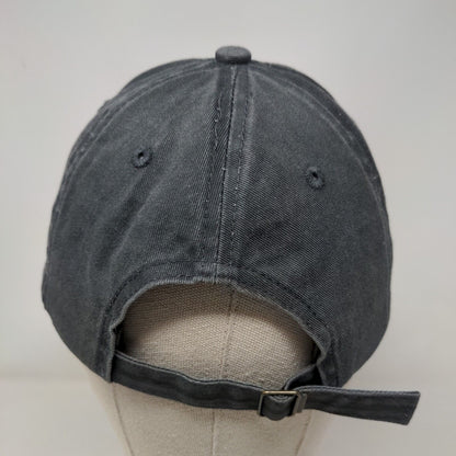 Mama Bear Slideback Hat Gray One Size Adjustable Embroidered Vented Holes