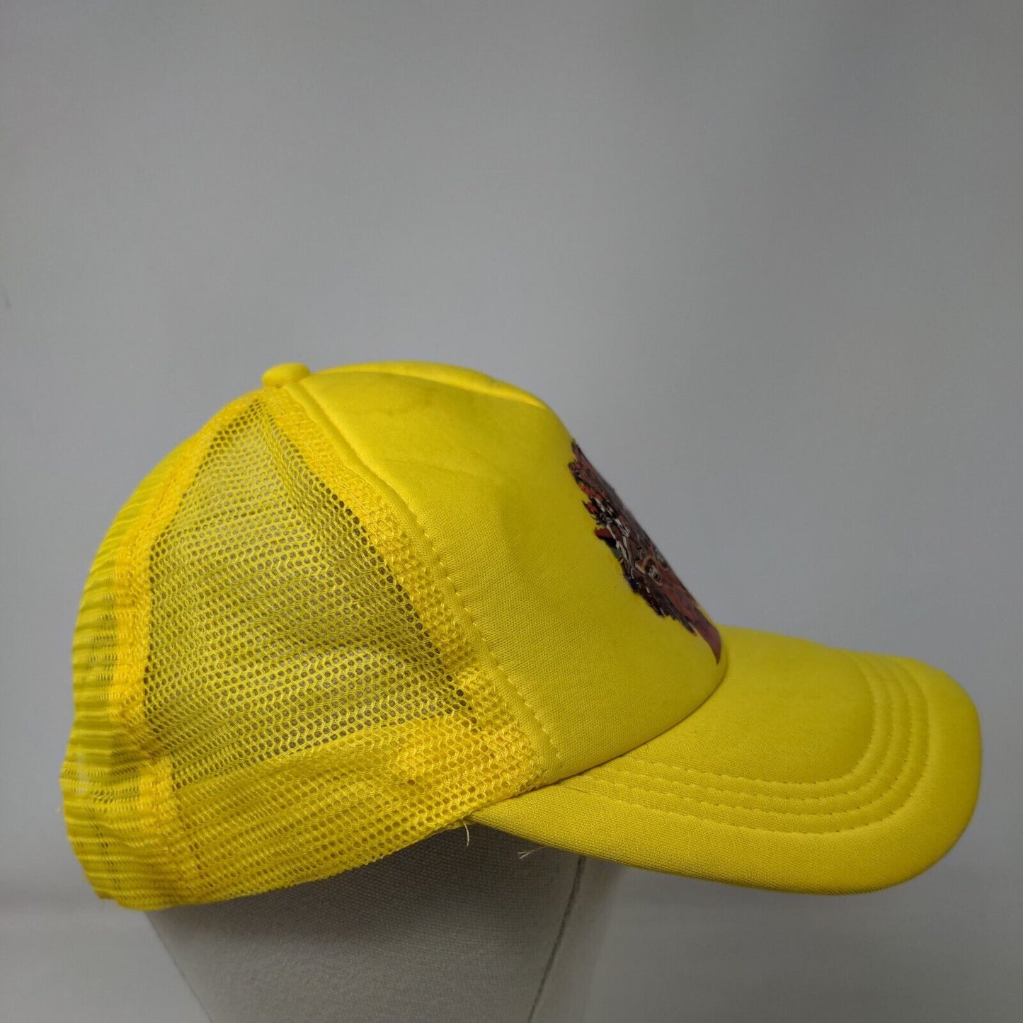 Afro Woman My Roots Snapback Mesh Back Trucker Hat Yellow One Size