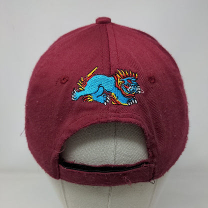 CES American Flag Strapback Hat Red Size 58cm Adjustable Embroidered Patriotic
