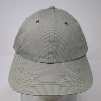 WEK Slideback Hat Green One Size Adjustable Vent Holes Solid Blank