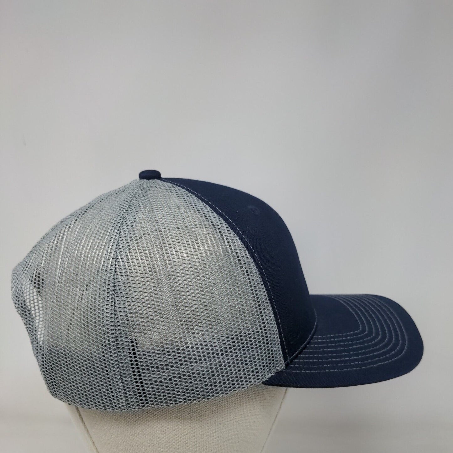 Perma-Liner Industries Snapback Mesh Back Trucker Hat Blue Adult Colorblock