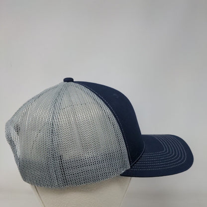 Perma-Liner Industries Snapback Mesh Back Trucker Hat Blue Adult Colorblock
