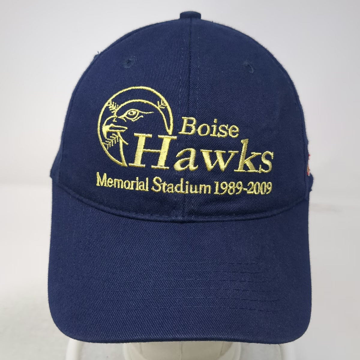 Boise Hawks Buck's Athletic Blue One Size Memorial Stadium 1989-2009 Logo Hat