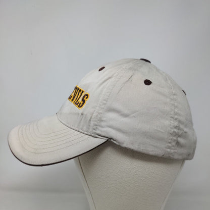 Captivating HeadGear Men's Strapback Hat Tan ASU Sun Devils Embroidered Logo