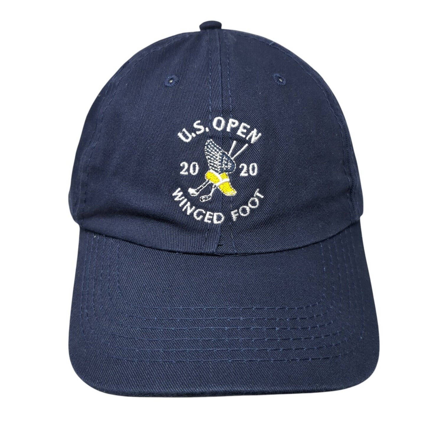 US Open 2020 Winged Foot Slideback Hat Blue One Size Adjustable USGA Member