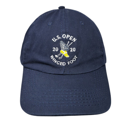 US Open 2020 Winged Foot Slideback Hat Blue One Size Adjustable USGA Member
