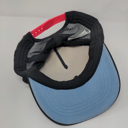 CALI Snapback Trucker Hat Black OSFA Adjustable Mesh Back Old Navy Polyester