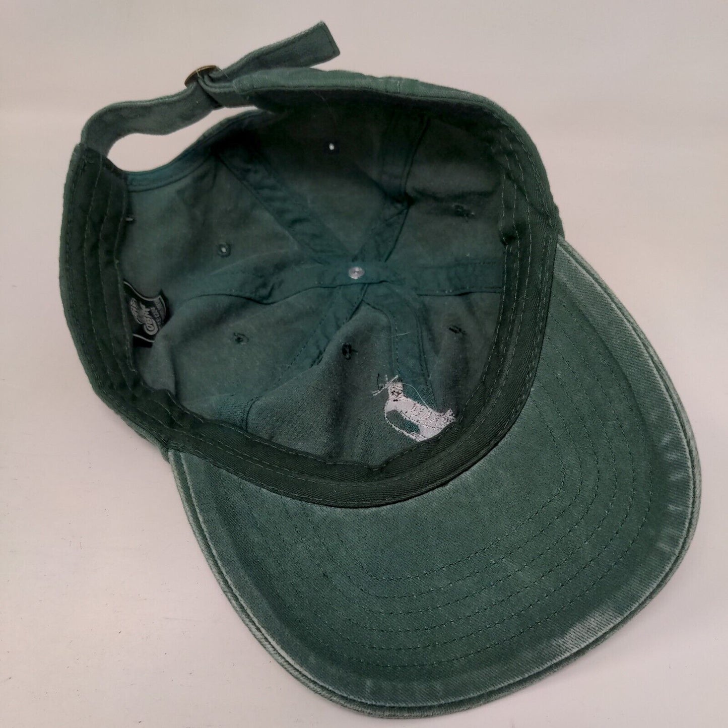 Cobra Slideback Hat Green One Size Adjustable Embroidered 6 Panel