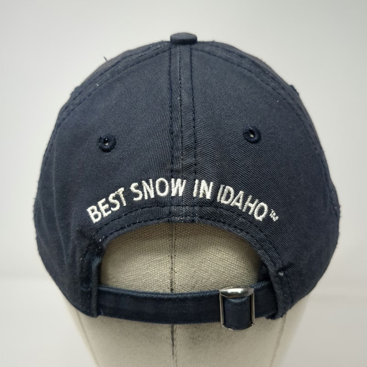 Brundage Mountain Resort Baseball Cap Blue One Size Slideback McCall Idaho Hat
