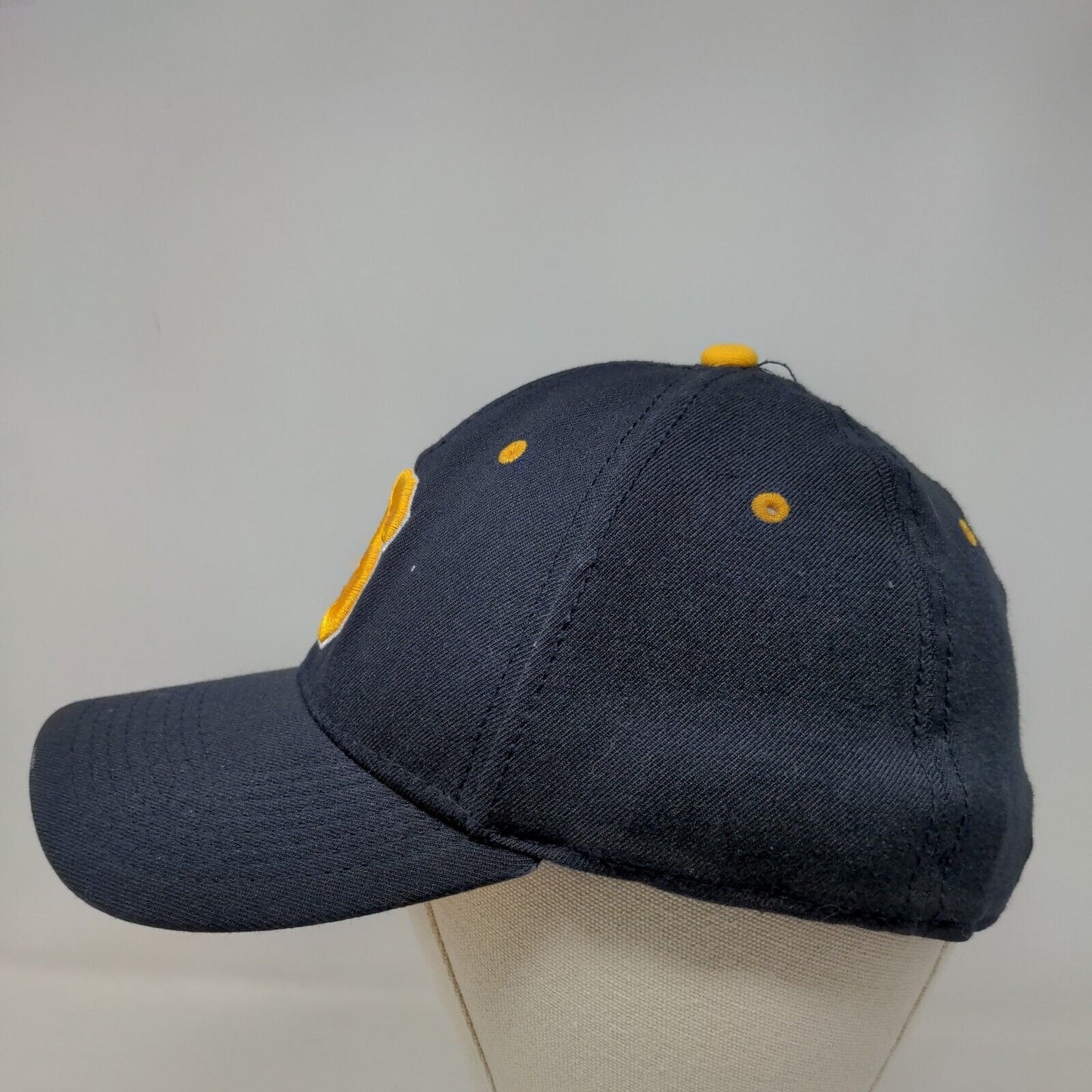Dome Hates Men's Fitted Cap Blue M-L Embroidered S Warriors Logo Acrylic Blend