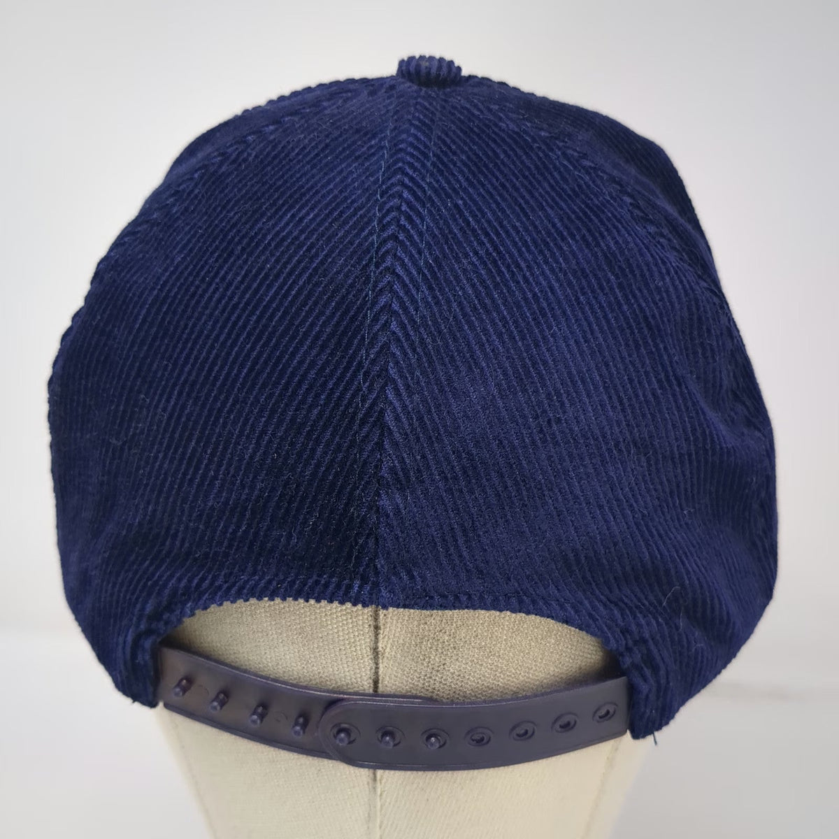 NO PROBLEM CAP 5 Panel Blue One Size Cotton Corduroy Rope Snapback Hat Blank