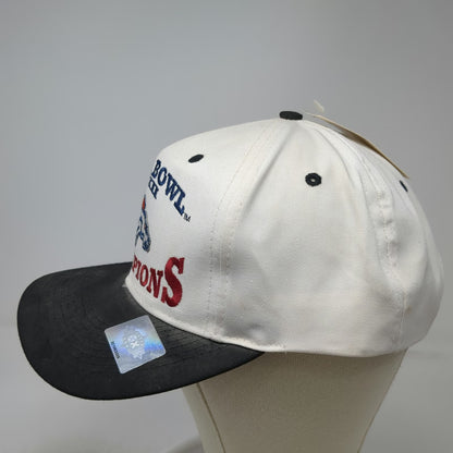 Denver Broncos NFL Logo 7 Snapback Hat White Super Bowl XXXII Vintage W/Tags