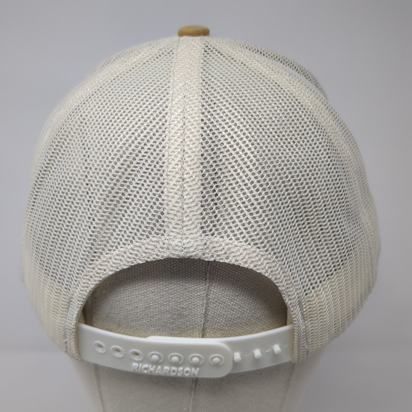 Wilbur-Ellis Leather Patch Snapback Trucker Hat Multi One Size Mesh Back